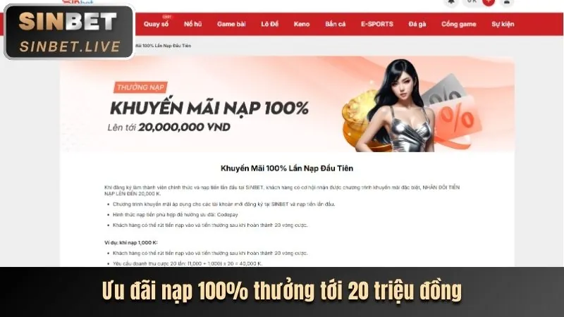Thưởng nạp lại hàng ngày